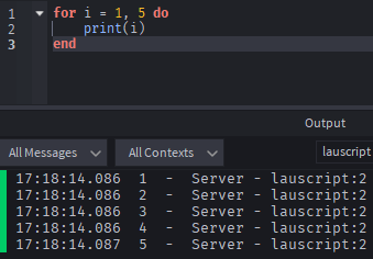 Lua loops