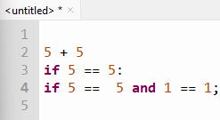 Python operators
