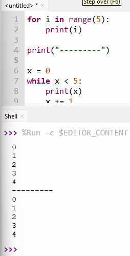Python loops
