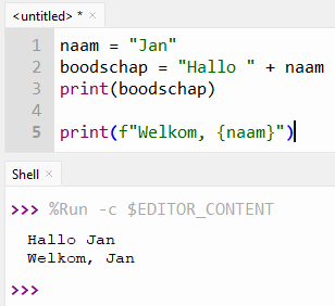 Python strings